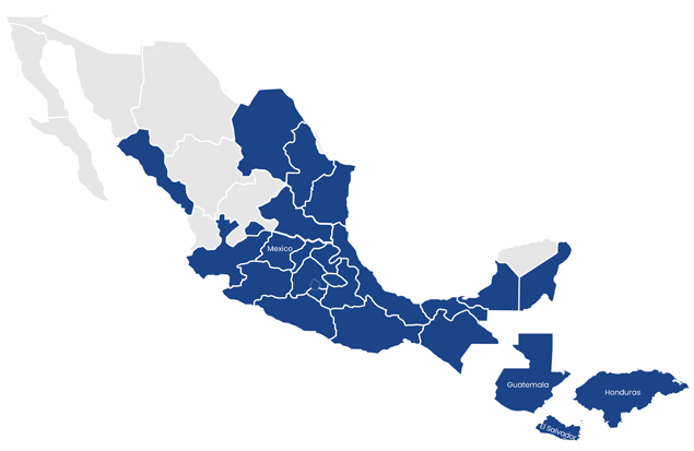 map of Mexico